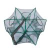 Foldable Fishing Net Trap For Fish Minnow Crab Crayfish Crawdad Shrimp; Dip Cage Collapsible Hexagon 6 Hole Fishing Accessories