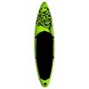 Inflatable Stand Up Paddleboard Set 126"x29.9"x5.9" Green