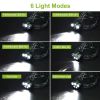 Rechargeable Headlamp 20000 Lumen LED Headlight 6 Modes Headlamp