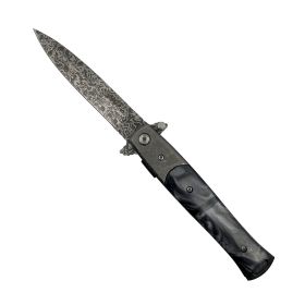Titanium Knife (Color: Black Marble)