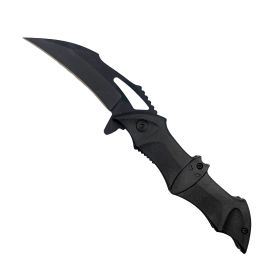 Spring Assisted Bat Knife With ABS Handle (Color: Black)