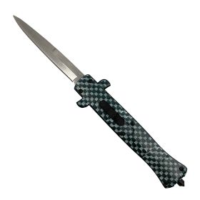 Ultralite ABS Automatic OTF Stiletto Knife (Color: Carbon Fiber)