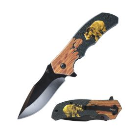 8" Wildlife Folding Knife (Style: Bear)