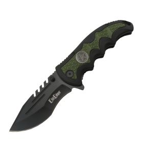 Military Medallion 8.5" Rescue Knife (Model: Army)