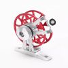 1pc Metal Spinning Casting Reel; Aluminum Alloy Lightweight Wire Cup; Speed Adjustable Fishing Reel For Ice Fishing