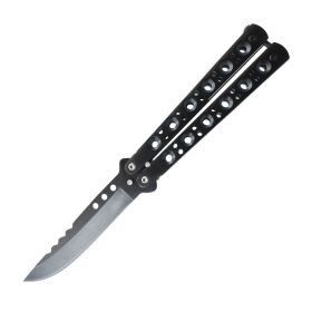 9" Butterfly Knife (Color: Black)