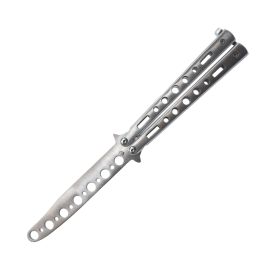 8.75" Butterfly Trainer Knife (Color: Silver)